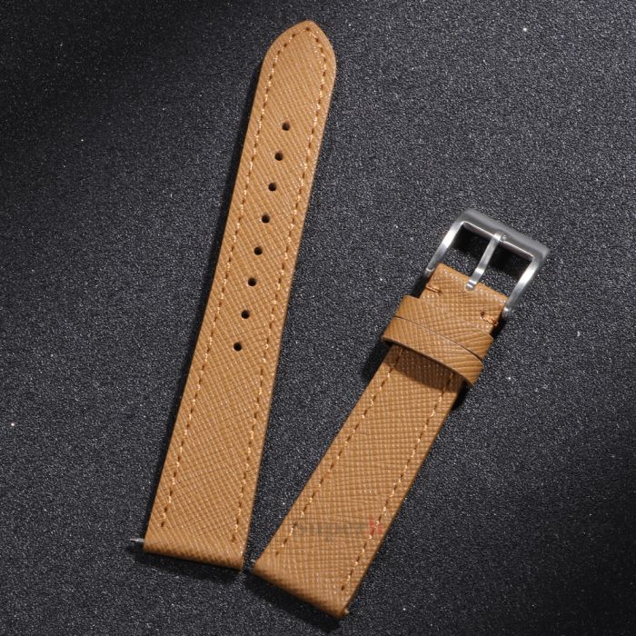 Saffiano Stitch Watch Strap