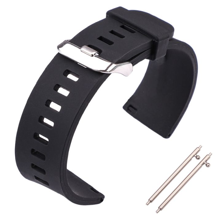 Bracelet de montre en silicone à fentes carrées