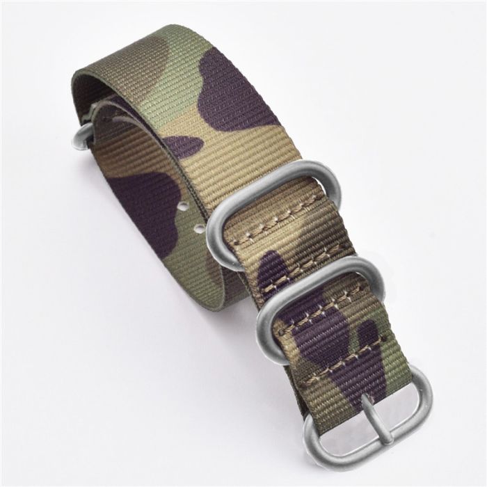 Camouflage Five Ring Watch Strap