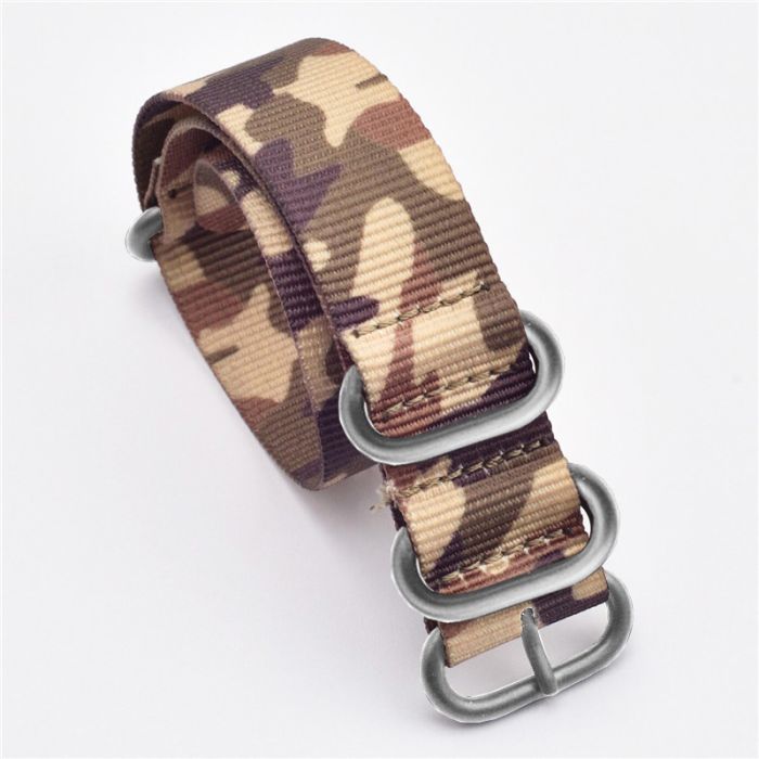 Camouflage Five Ring Watch Strap
