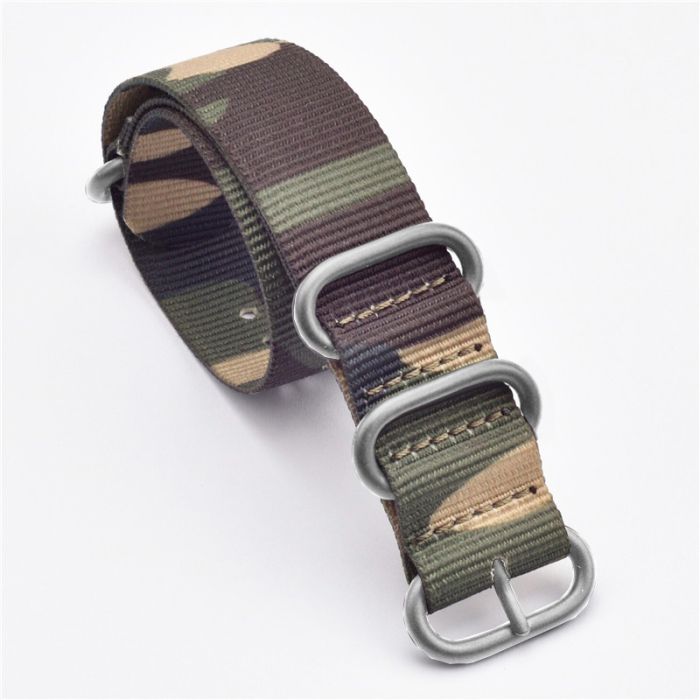Camouflage Five Ring Watch Strap