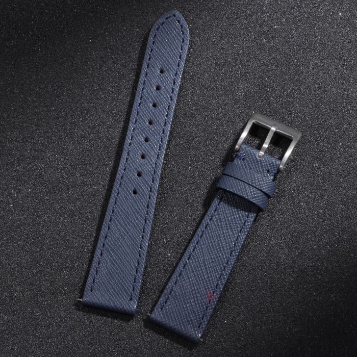 Saffiano Stitch Watch Strap