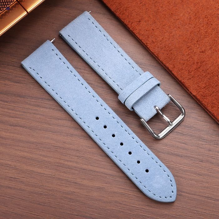 Suede Contrast Watch Strap