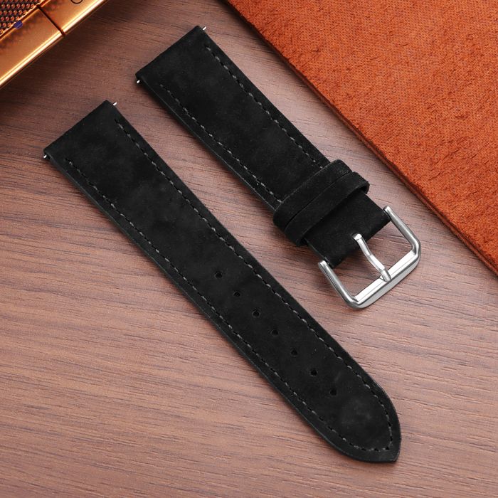 Suede Contrast Watch Strap