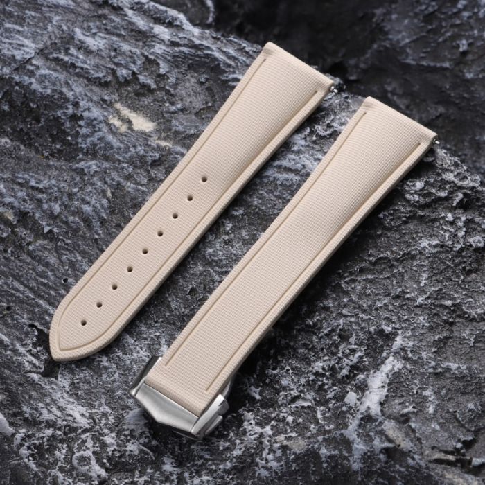 Deployant Rubber Watch Strap