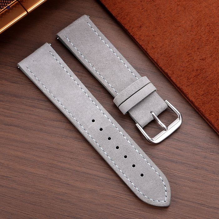 Suede Contrast Watch Strap