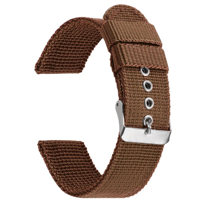 Eyelet Canvas Watch Strap