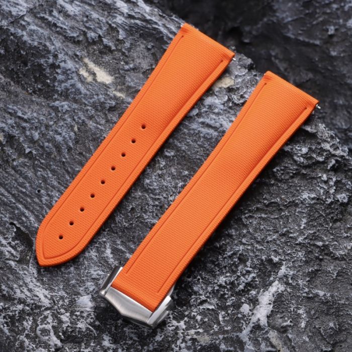 Deployant Rubber Watch Strap