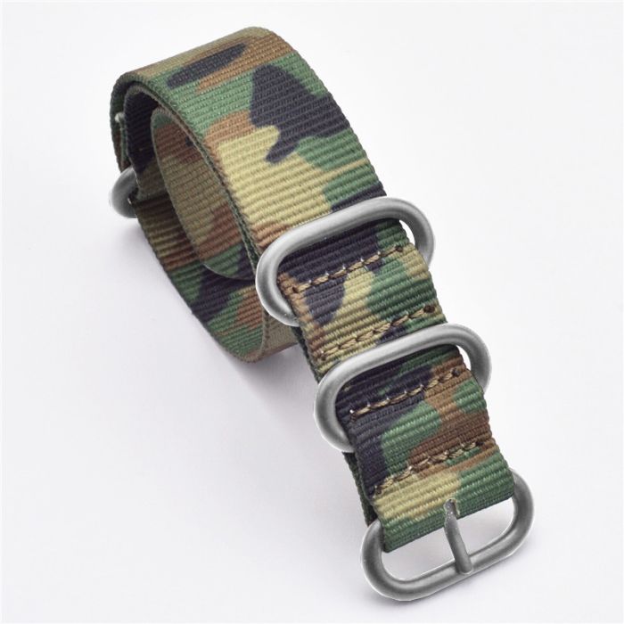 Camouflage Five Ring Watch Strap