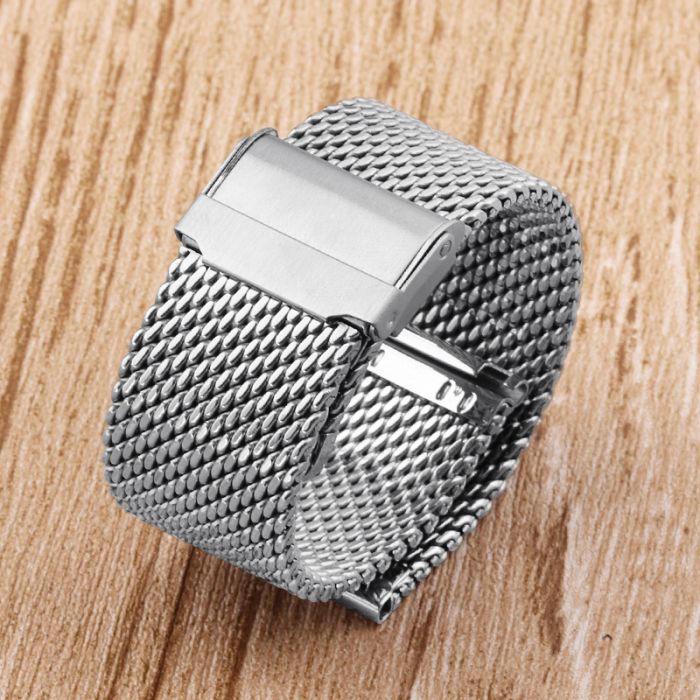 Dense Mesh Steel Watch Strap