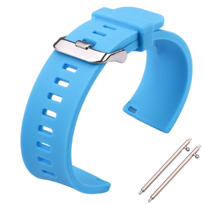Bracelet de montre en silicone à fentes carrées