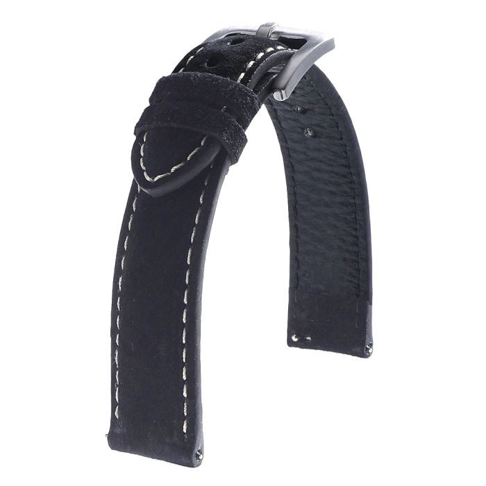 Suede Contour Watch Strap