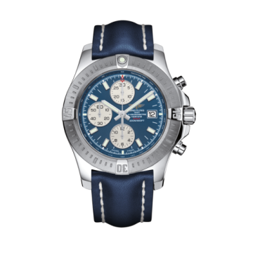 Breitling Colt Chronograph Automatic Stainless Steel / Mariner Blue / Calf / Folding