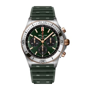 Breitling Chronomat B01 42 Stainless Steel - Red Gold / Green / Rubber
