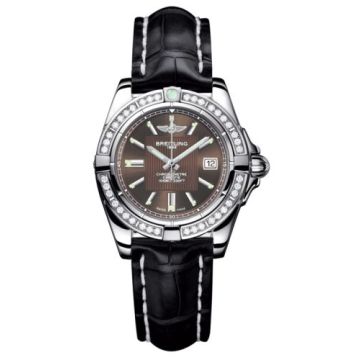 Breitling Galactic 32 Stainless Steel / Diamond / Solar Bronze / Croco