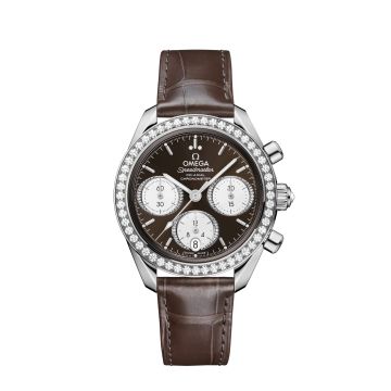 Omega Speedmaster Date 38 Sedna Gold - Diamond / Brown / Bracelet