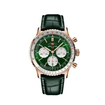 Breitling Navitimer B01 Chronograph 43 Red Gold / Green / Boutique Edition