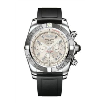 Breitling Chronomat 44 Stainless Steel / Silver / Rubber