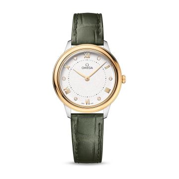 Omega De Ville Quartz 30 Stainless Steel - Yellow Gold / White - Diamond