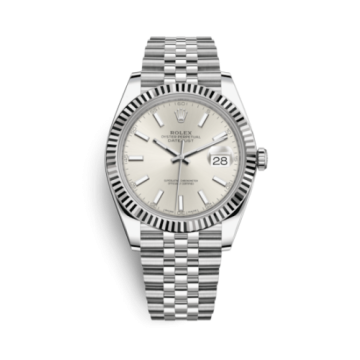 Rolex Datejust 41 Stainless Steel Fluted / Jubilee / Silver