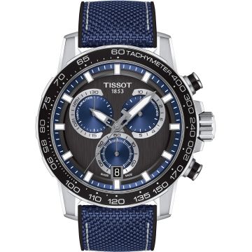 Tissot Supersport Chrono Stainless Steel / Black - Blue