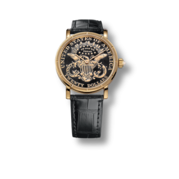 Corum Coin Watch Automatic Gold $20 Double Eagle PVD