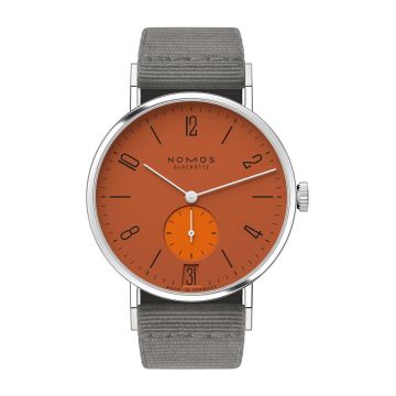 Nomos Glashütte Tangente 38 Datum Poporange