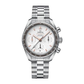 Omega Speedmaster Co-Axial 38 Stainless Steel / Silver / Bracelet