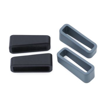 Rubber Watch Strap Keeper Loops 20mm 22mm (Pack of 4) - 20mm