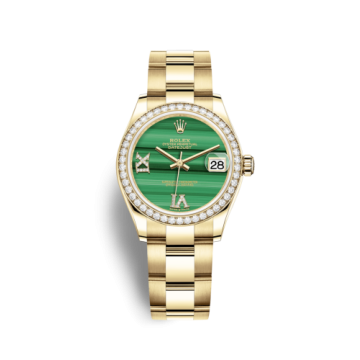 Rolex Datejust 31 Yellow Gold / Diamond / Malachite / Oyster