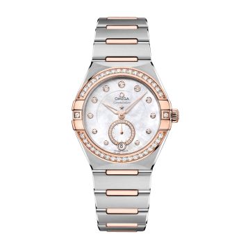 Omega Constellation Master Chronometer Small Seconds 34 Stainless Steel / Sedna Gold / Diamond / MOP / Bracelet