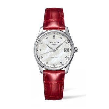 Longines Master Collection Date 34 Stainless Steel / MOP