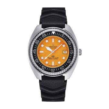 Certina DS Super PH1000M Stainless Steel / Orange / Rubber