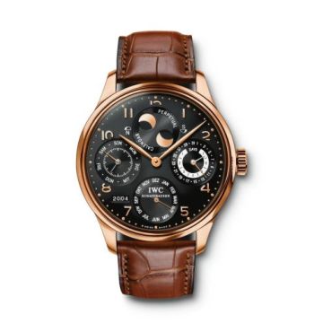 IWC Schaffhausen Portuguese Perpetual Calendar 5021 Rose Gold / Black