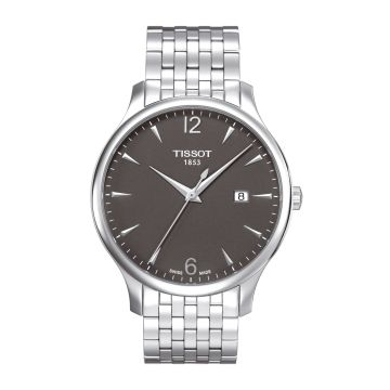 Tissot Tradition Quartz 42 Stainless Steel / Grey / Bracelet