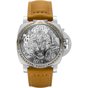 Panerai Luminor 1950 3 Days Automatic Acciaio Sealand for Purdey Leopard