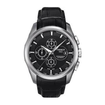 Tissot Couturier Automatic Chronograph Black / Strap