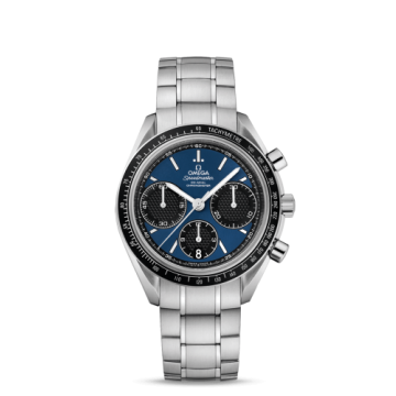 Omega Speedmaster Racing Co-Axial Chronograph Stianless Steel / Blue / Bracelet
