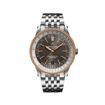 Breitling Navitimer Automatic 41 Automatic Stainless Steel / Rose Gold / Grey / Bracelet