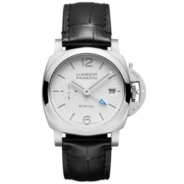 Panerai Luminor Quaranta BiTempo Stainless Steel / White