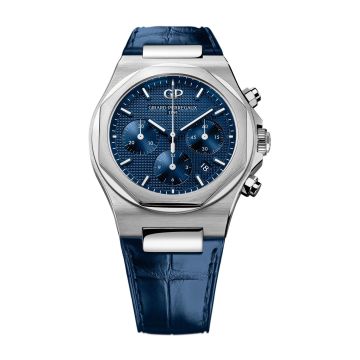 Girard-Perregaux Laureato 42 Chronograph Stainless Steel / Blue / Alligator