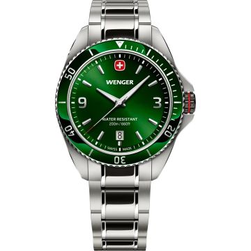 Wenger Executive Green / Silver Ø 40mm