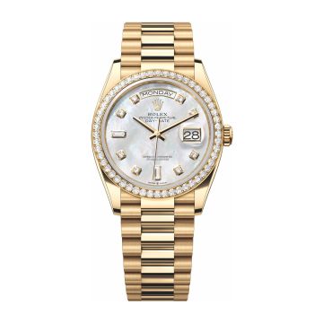 Rolex Day-Date 36 Yellow Gold / Diamond / MOP-Diamond / President