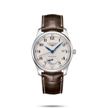 Longines Master Collection 40mm Power Reserve Stainless Steel / Silver-Arabic / Alligator XL