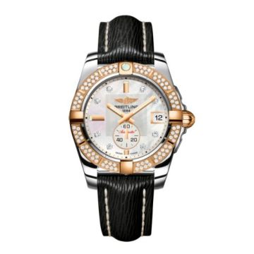 Breitling Galactic 36 Automatic Stainless Steel / Rose Gold / Diamond / Pearl Diamond / Sahara