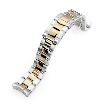 Two-Tone Stainless Steel Bracelet for Seiko SKX007 SKX009 - 18mm