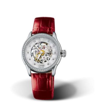 Oris Artelier Skeleton 31 Diamonds Stainless Steel - Diamond