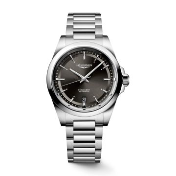 Longines Conquest 38 Stainless Steel / Black / Bracelet