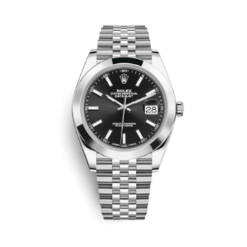 Rolex Datejust 41 Stainless Steel Smooth / Jubilee / Black