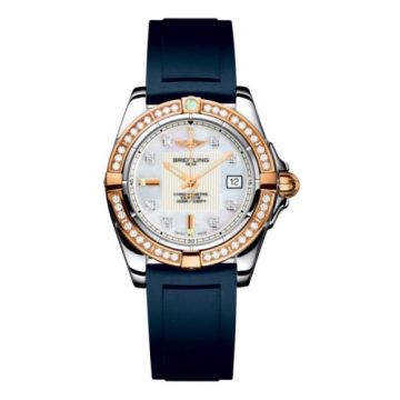Breitling Galactic 32 Stainless Steel / Rose Gold / Diamond / Pearl Diamond / Rubber